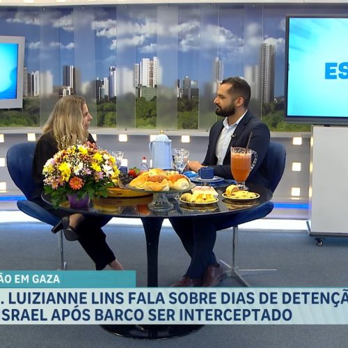 Israel está descumprindo várias leis do direito internacional, denuncia Luizianne Lins