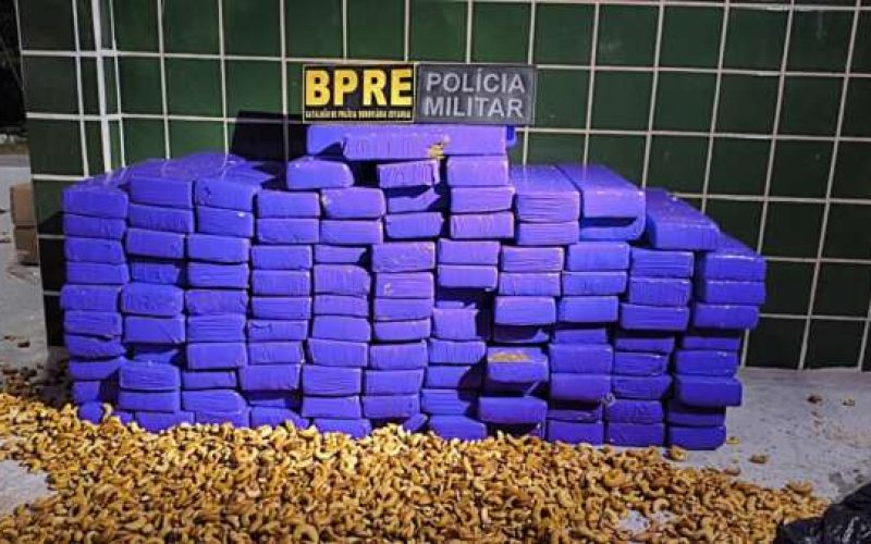 Dois homens são presos em Santa Quitéria, no Ceará, transportando 113 kg de maconha