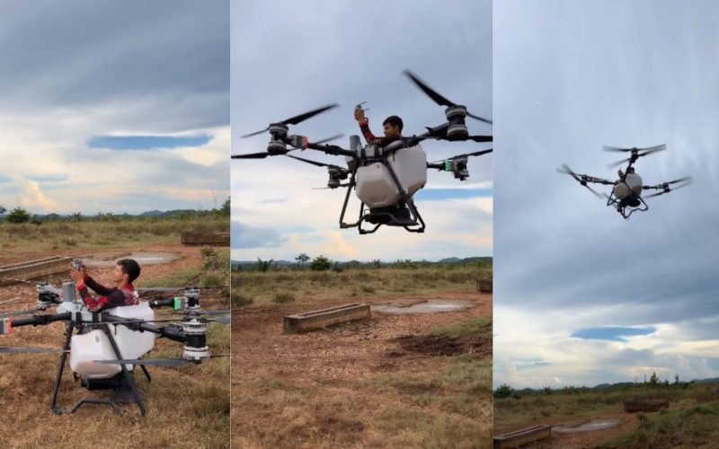 Homem que viralizou usando drone de R$ 300 mil como transporte em fazenda é denunciado