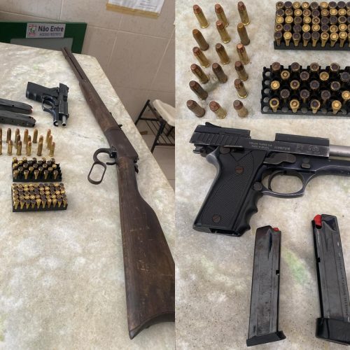 Ceará registra apreensão de 4.717 armas nos oito primeiros meses do ano de 2025