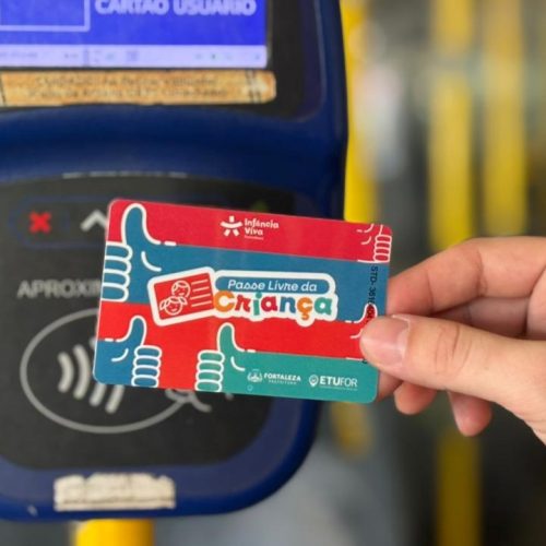Pais já podem solicitar Passe Livre da Criança em creches municipais de Fortaleza
