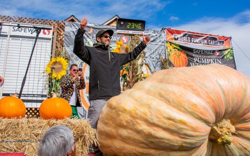Engenheiro ganha R$ 115 mil por abóbora gigante em concurso