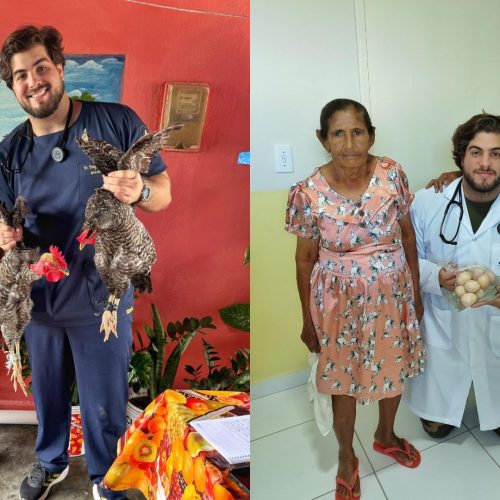 Ovos, galinha, quiabo e mais: médico do SUS viraliza ao mostrar ‘recebidos’ de pacientes