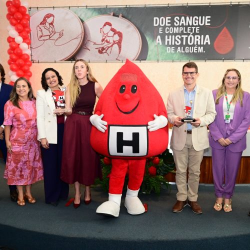 Sesporte recebe homenagem do Hemoce ao Dia Nacional do Doador de Sangue