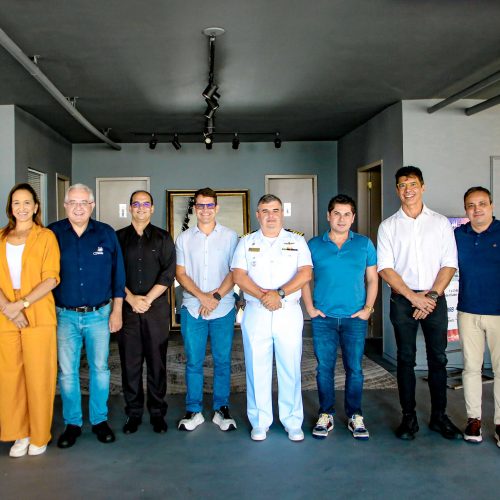 Secretário Rogério Pinheiro, representando o governador Elmano, participa da apresentação do Campeonato Mundial da World Salling 2027 e abertura da Copa Brasil BRB de Vela de Praia 2025