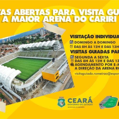 Arena Romeirão abre visitação ao público