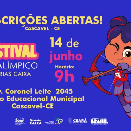Sesporte abre as inscrições para o Festival Paralímpico em Cascavel