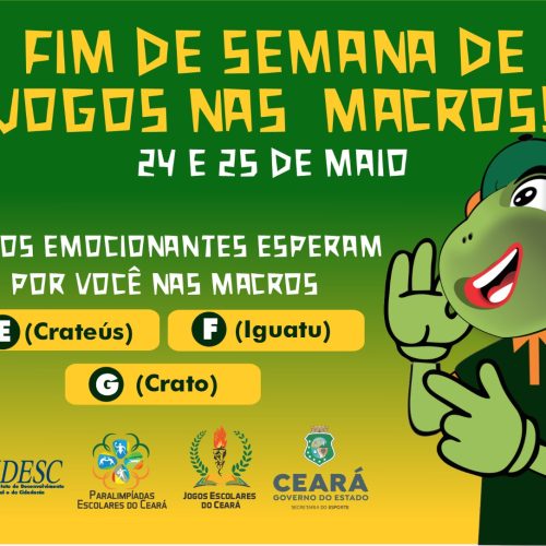 Jogos Escolares do Ceará inicia fase Macro Regional