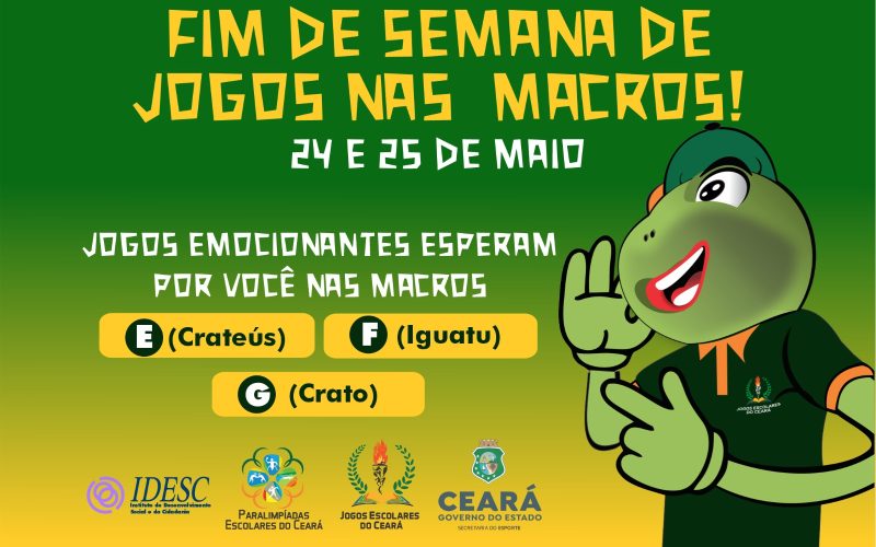 Jogos Escolares do Ceará inicia fase Macro Regional