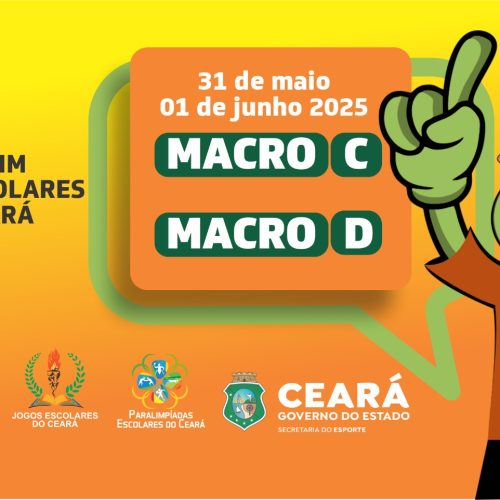 Sesporte realiza 2ª rodada da fase Macro Regional dos Jogos Escolares do Ceará