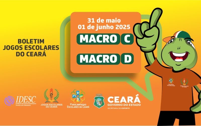 Sesporte realiza 2ª rodada da fase Macro Regional dos Jogos Escolares do Ceará