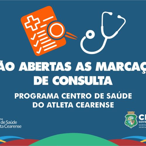 Centro de Saúde do Atleta Cearense está com agenda aberta para marcação de consultas em seus projetos