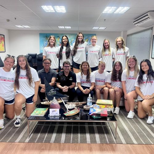 Sesporte recebe time feminino de vôlei da Catawba College (EUA)