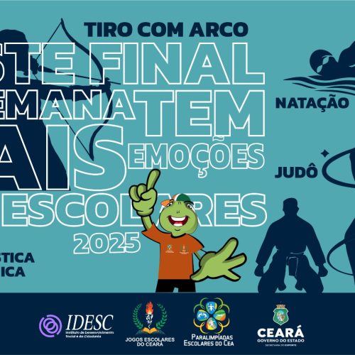 Sesporte divulga boletim dos Jogos Escolares do Ceará – etapa estadual dos dias 1º a 3 de agosto