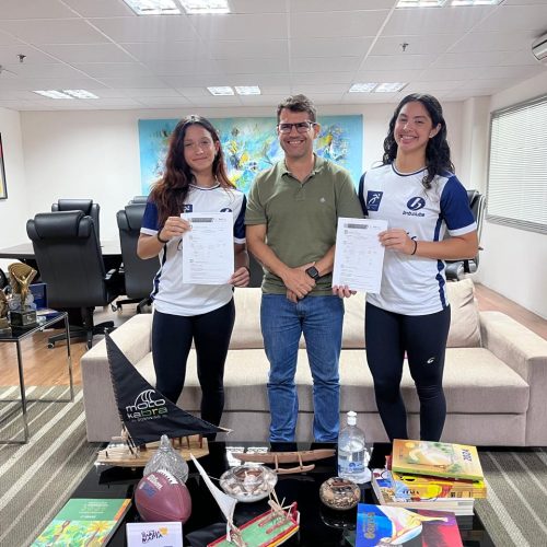 Atletas cearenses recebem passagens aéreas para disputar no Circuito Brasileiro de Vôlei de Praia