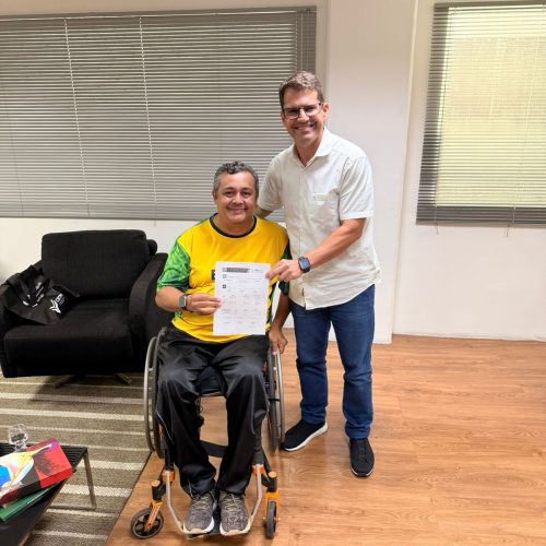 Sesporte concede passagens aéreas para atleta de Tênis de Mesa Paralímpico
