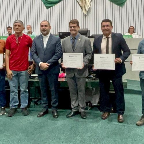 Secretário do Esporte é homenageado pelo Dia Estadual do Ciclismo, na ALECE