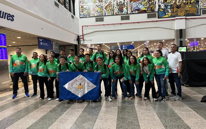 Delegação do Ceará embarca com 94 pessoas para os JEB’s em Uberlândia