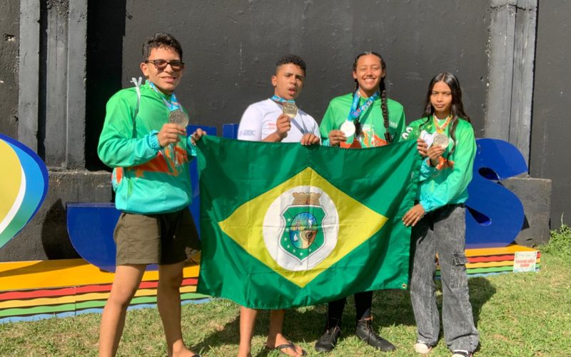 Delegação do Ceará conquista mais 8 medalhas e chega ao total de 51 medalhas nos JEB’s