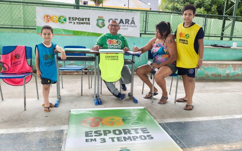 Sesporte abre inscrições para o Projeto Esporte em 3 Tempos