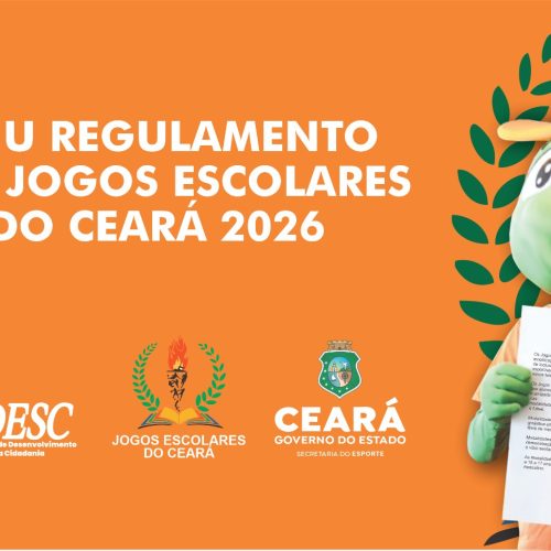 Sesporte divulga Regulamento Geral dos Jogos Escolares do Ceará 2026