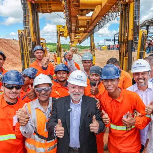 Lula visita trecho da Transnordestina no Ceará e anuncia novos investimentos em infraestrutura