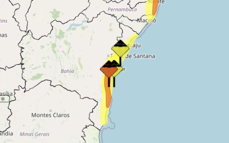 Litoral do Nordeste continua em estado de atenção neste final de semana