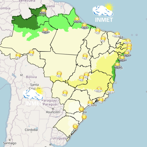 Terça terá geada no Sul e tempo seco no Centro-Oeste; veja a previsão
