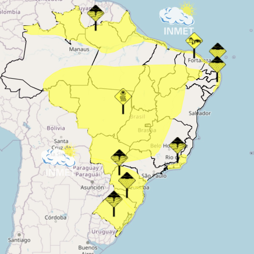 Chuvas chegam ao RJ e tempo segue seco no interior; veja previsão do final de semana