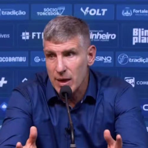“Não vejo uma equipe pensando que já está na Série B”, diz Palermo após derrota do Fortaleza para o Cruzeiro