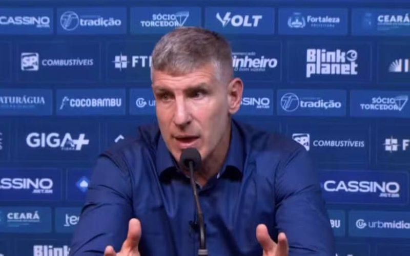 “Não vejo uma equipe pensando que já está na Série B”, diz Palermo após derrota do Fortaleza para o Cruzeiro