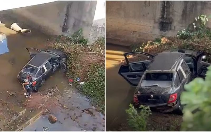 Acidente: carro despenca de ponte e deixa quatro pessoas feridas em Tianguá