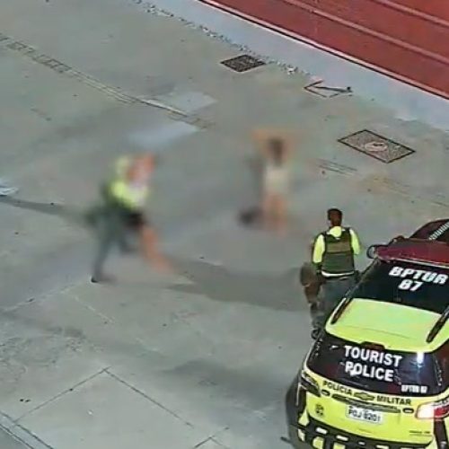 Casal é preso e motocicleta roubada é recuperada no bairro Meireles, em Fortaleza