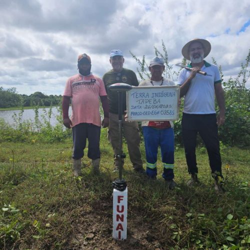 Ceará conclui demarcação física do território indígena Tapeba em Caucaia