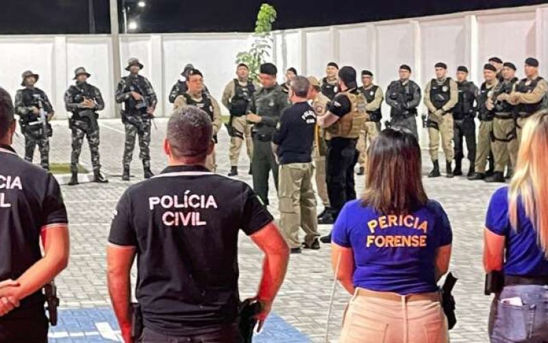 Operação “Integração Saturação Total” mobiliza mais de 800 agentes em todo o Ceará para combater o crime organizado
