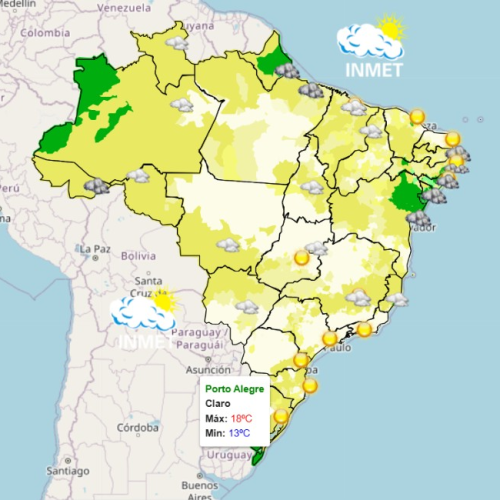 Fim da onda de frio: semana começa com temperaturas em elevação