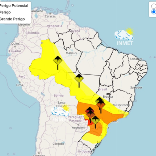Fim de semana terá chuva generalizada e volta do frio no Brasil