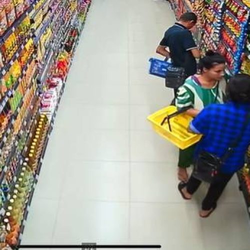 Trio furta 18 garrafas de azeite em supermercado de Maracanaú e deixa prejuízo de R$ 1,2 mil