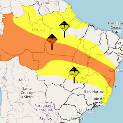 Quinta-feira será de calor intenso e temporais pelo Brasil