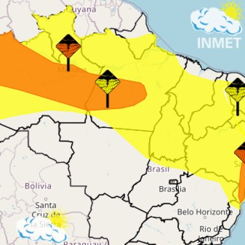 Feriado terá temporais no Norte e Nordeste e calor nas demais regiões