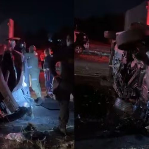 Motorista fica gravemente ferido após capotamento de carro em Pacatuba, na Grande Fortaleza