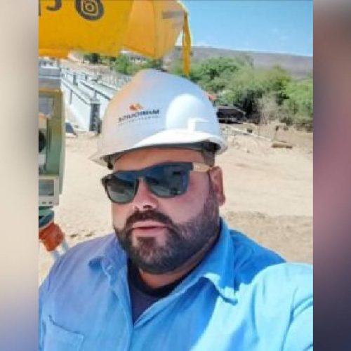 Topógrafo morre após ser atingido por escavadeira em obra da Transnordestina no Ceará