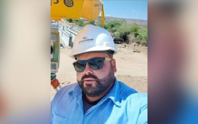 Topógrafo morre após ser atingido por escavadeira em obra da Transnordestina no Ceará