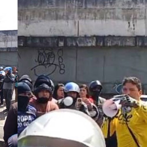 Entregadores realizam protesto e pedem justiça por morte de motociclista em Fortaleza