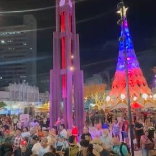 Praça do Ferreira, em Fortaleza, é entregue após quatro meses de reforma