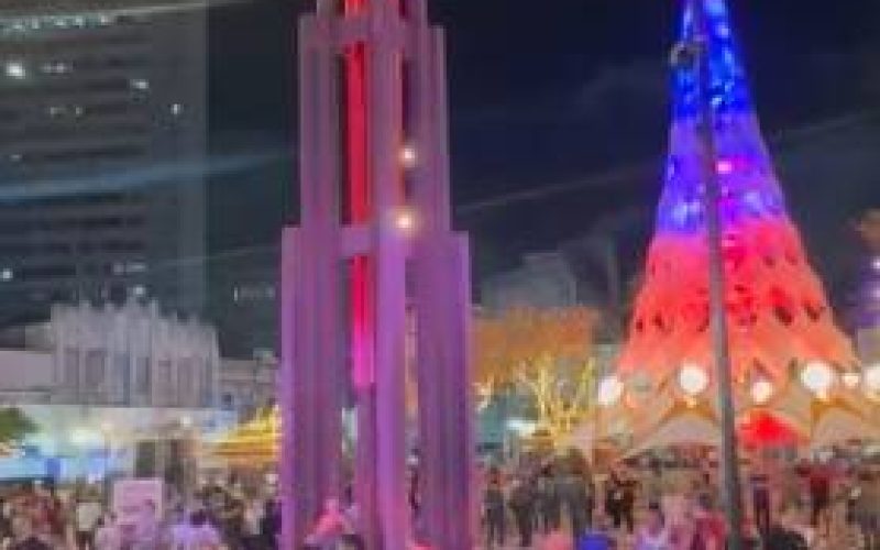 Praça do Ferreira, em Fortaleza, é entregue após quatro meses de reforma