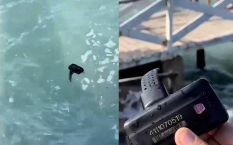 Tornozeleira eletrônica é encontrada boiando em rio de Camocim, no Ceará