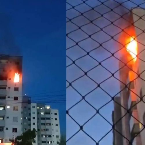 Incêndio atinge apartamento no bairro Parque Dois Irmãos, em Fortaleza