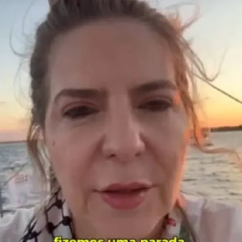 Deputada Luizianne Lins tem barco interceptado por Israel em missão humanitária a Gaza