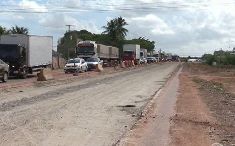 Trabalhadores do Anel Viário só permitem nova empresa iniciar após receber salários